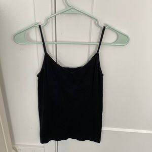 Black tank top